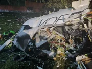 Destroços do avião da VoePass