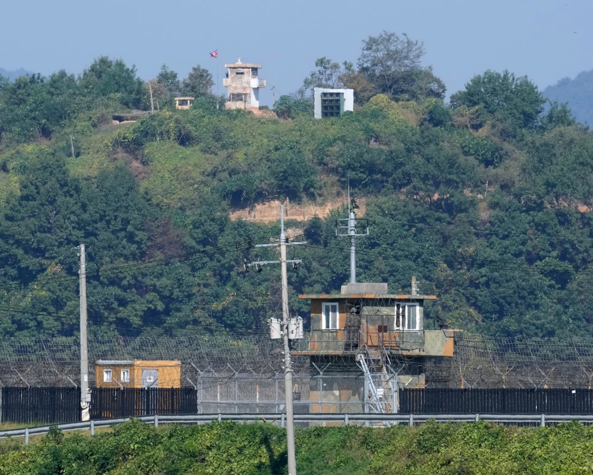 A Coreia do Sul pede desculpas à Coreia do Norte após mina ferir três soldados