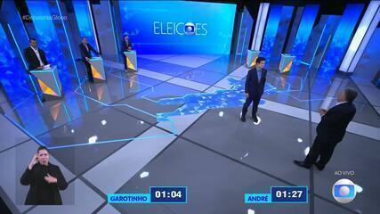 Debate RJ: Anthony Garotinho (Republicanos) pergunta para André Marinho (Novo) sobre concessão de cemitérios na gestão Paes