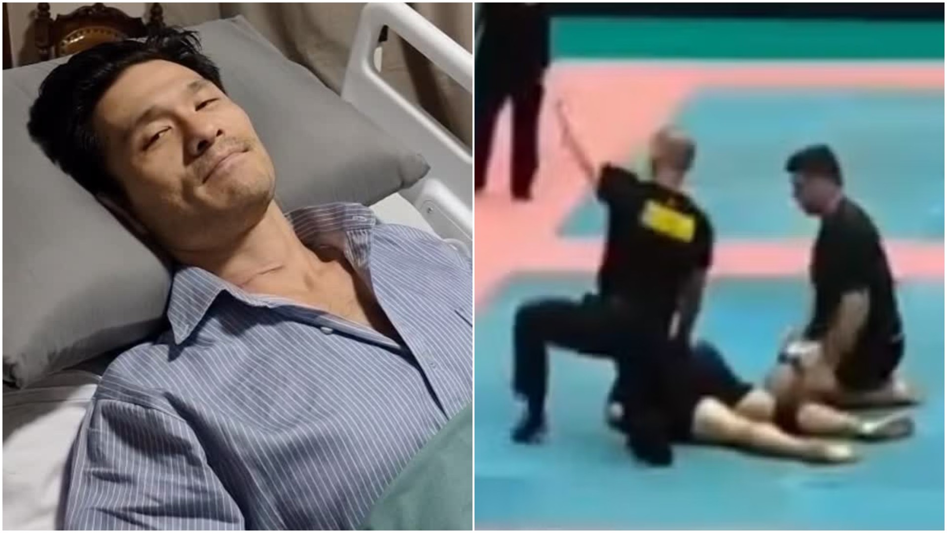 Mulher detalha situação de lutador que sofreu golpe ilegal: 'Só mexe o antebraço, do peito para baixo não sente nada'