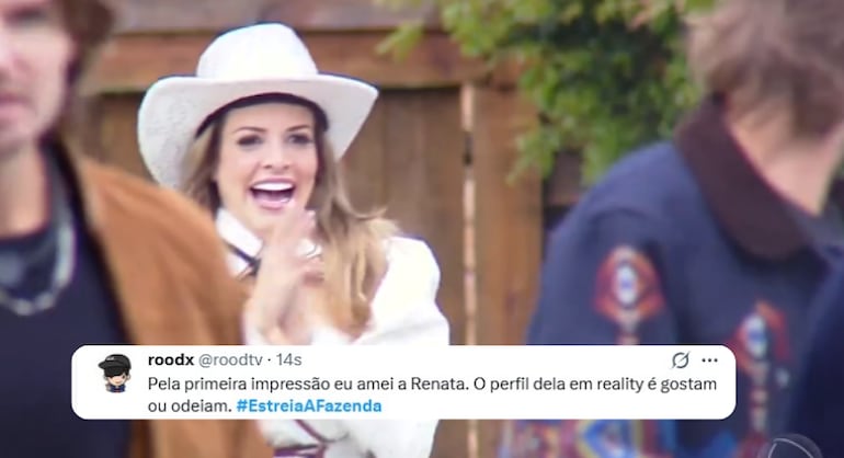 Thaíde se irrita com brincadeiras de flerte e adverte Renata Del Bianco: ‘Minha esposa não gosta’