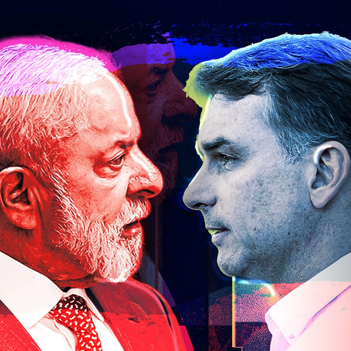 Lula tem 45,3% em primeiro turno, e Flávio Bolsonaro, 42,2%, diz AtlasIntel