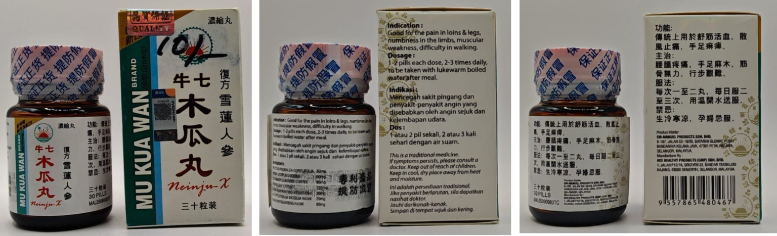 Produto de Saúde Encontrado Adulterado