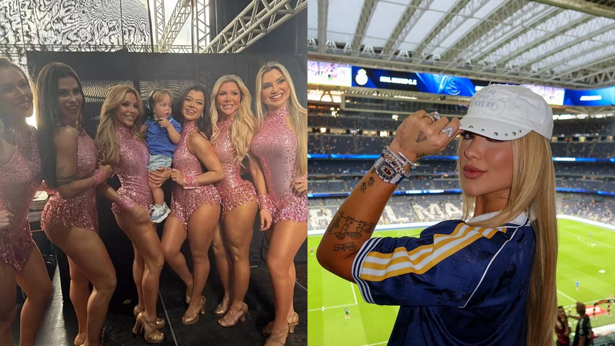 Filho de Virginia se encanta por bailarinas de Leonardo e influencer reage