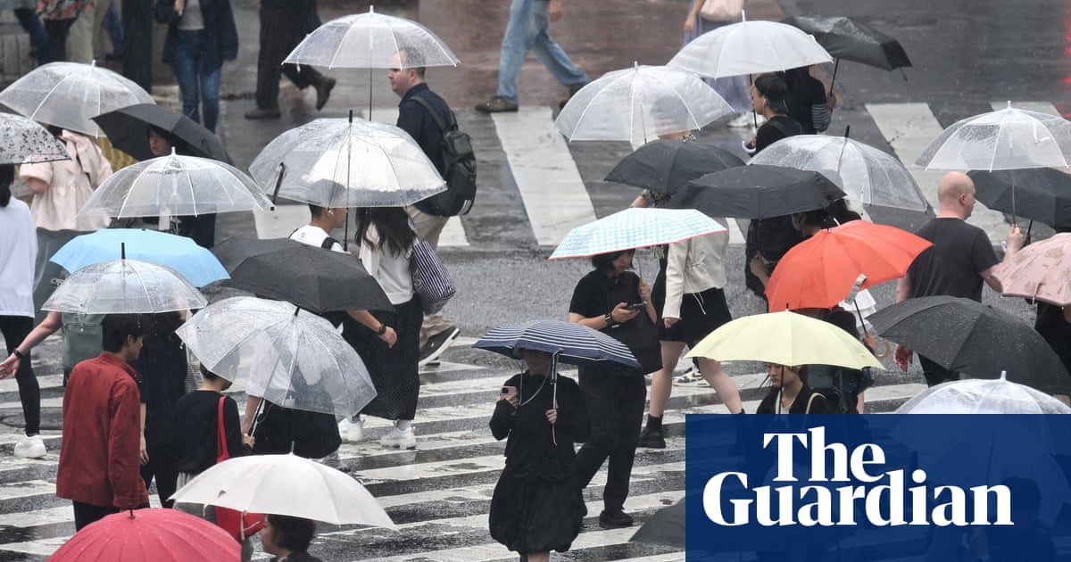 Tóquio sucumbe à 'fadiga da chuva' após 35 dias consecutivos de chuvas recorde