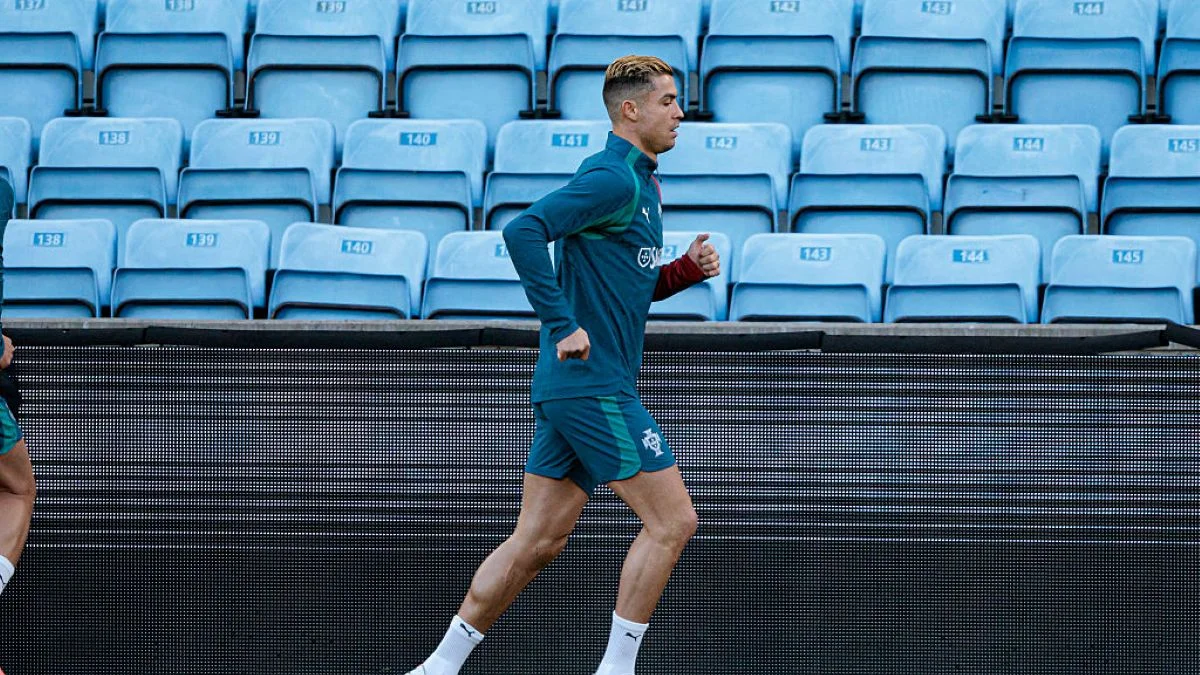 Cristiano Ronaldo deixa treino da seleção portuguesa e vai para hotel