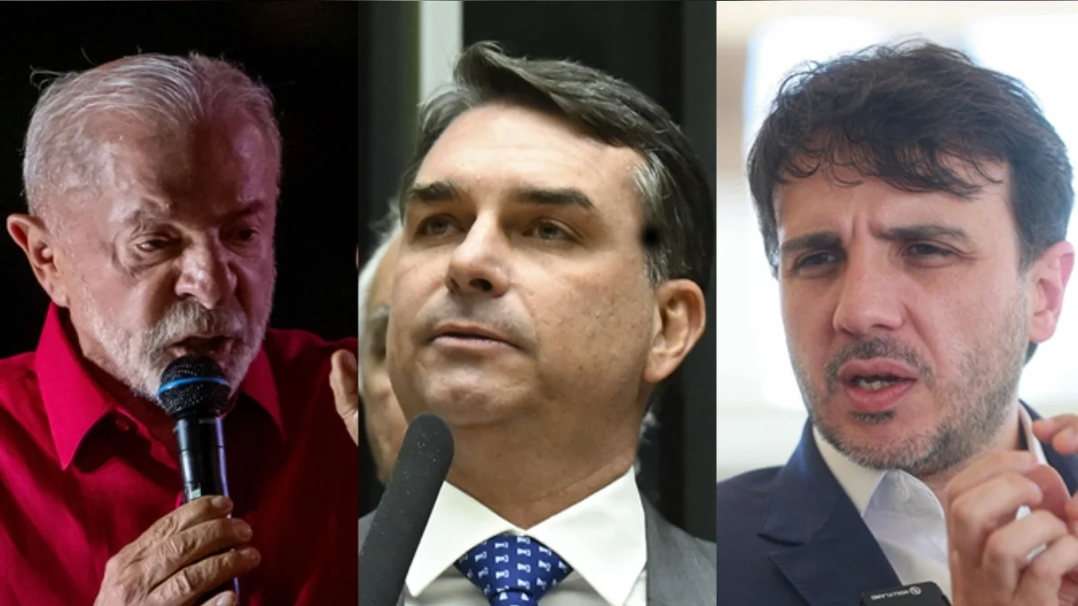 Atlas: Lula lidera com 45,8% no 1º turno; Flávio tem 43,4%, e Renan, 4,5%