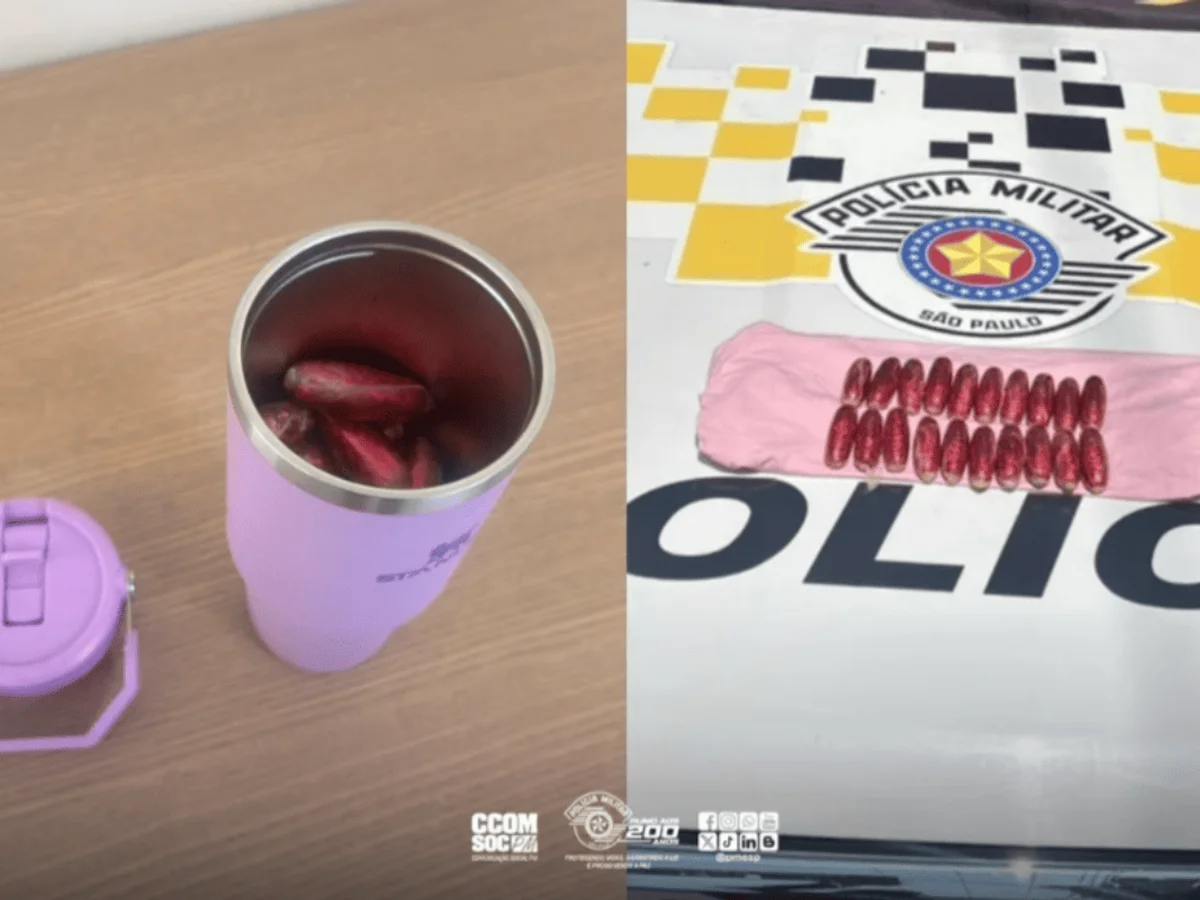 Café especial: PM prende casal traficando cocaína em garrafa térmica
