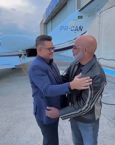 Buscas por helicóptero com cantor Rick têm reforço de drone térmico em Santa Catarina