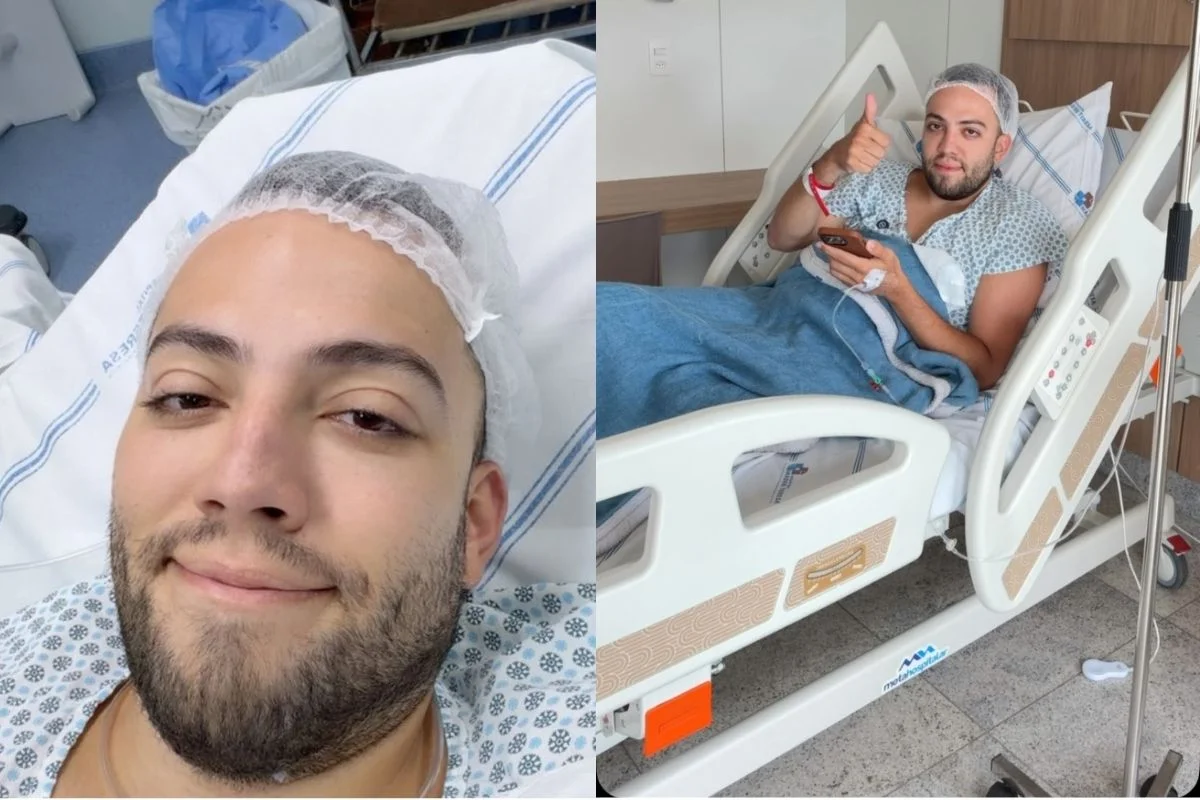 Lucas Rangel revela que ficará sete dias sem falar após passar por cirurgia