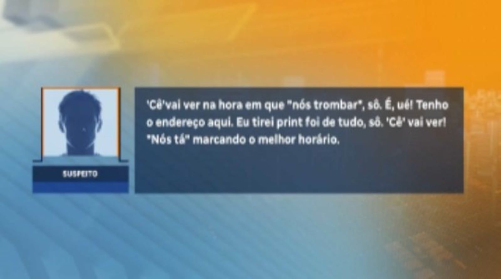 A mãe contou que as ameaças começaram pouco depois dos abusos