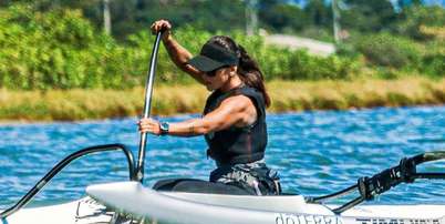 Rie Nagasako tinha 48 anos e foi campeã pan-americana de Va'a. Foto: Reprodução/Instagram