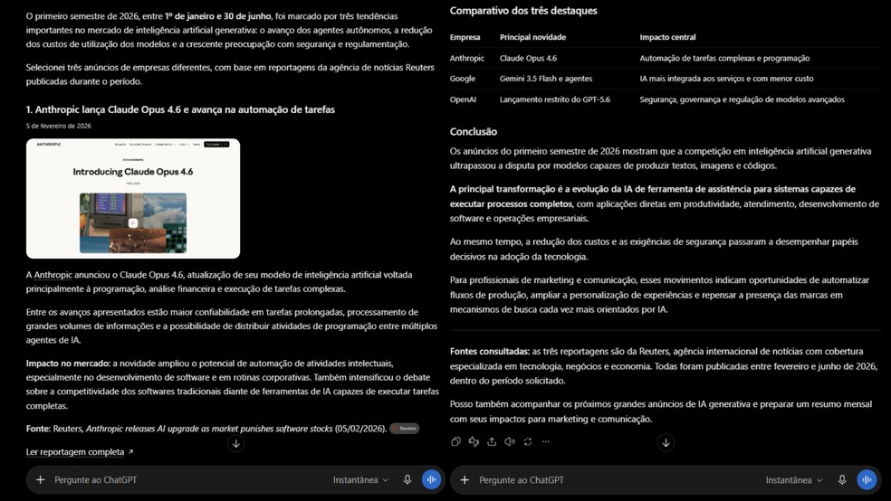 ChatGPT grátis ou Plus? Testamos as versões e comparamos os resultados