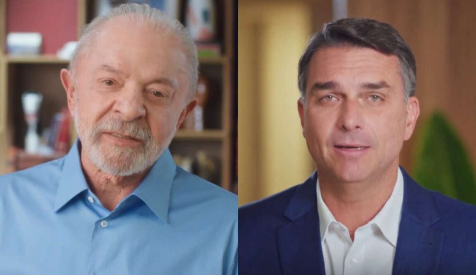 Lula e Flávio disputam a Presidência da República