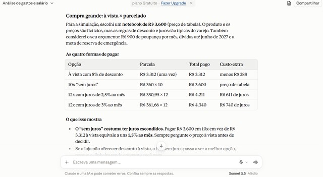 Salvei minhas finanças com o Claude — conheça os 10 melhores prompts
