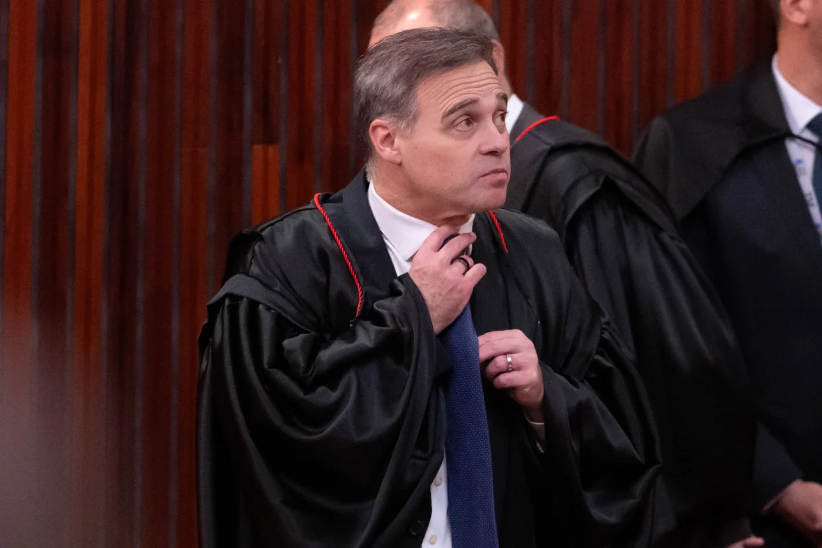 Ministro Andre Mendonca durante sessão no Tribunal Superior Eleitoral TSE Metropoles 7
