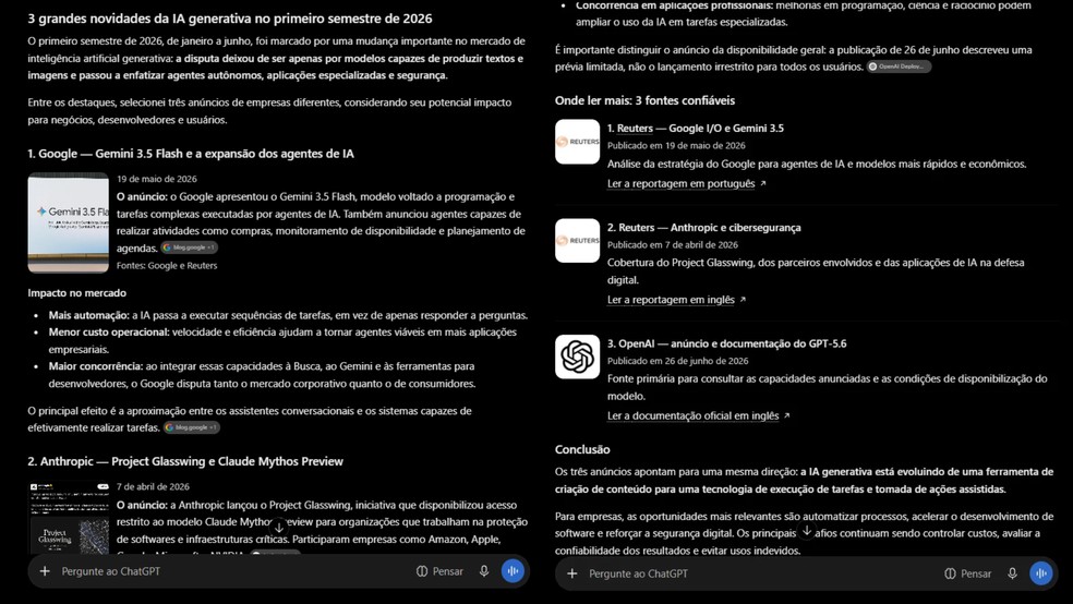 ChatGPT grátis ou Plus? Testamos as versões e comparamos os resultados