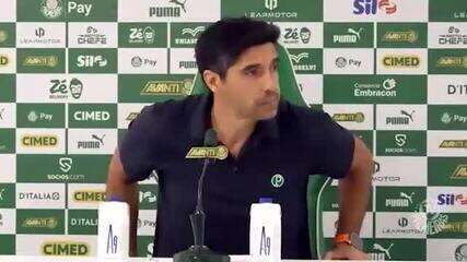 Veja a coletiva de Abel Ferreira após Palmeiras 2 x 0 Bragantino