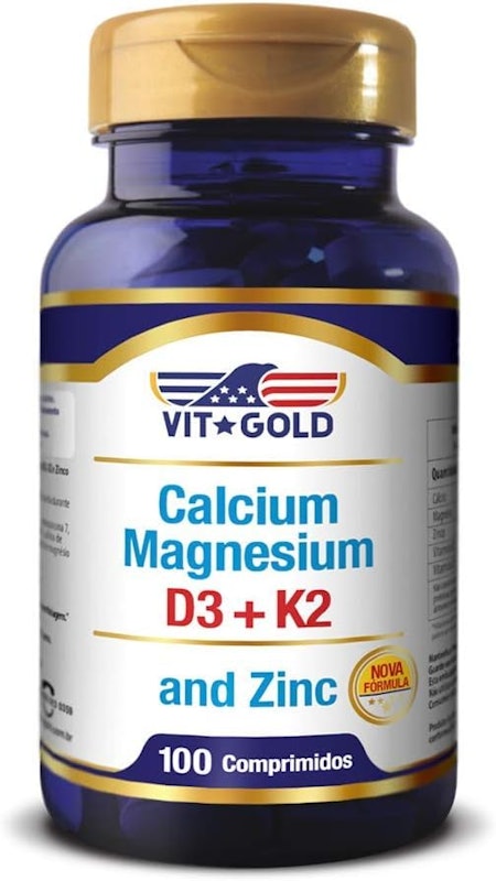 Cálcio, Magnésio, Zinco com Vitamina D3 e K2 1