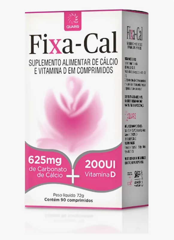 Fixa-Cal Carbonato Cálcio 625 mg + Vitamina D 1